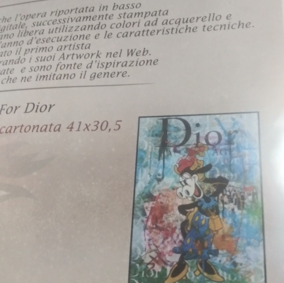 SOLD - SOLD - SOLD Clarabell FOR DIOR, ORIGINAL - Picture 3 of 4